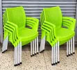 Brand New Textured Back Plastic Chairs - 1