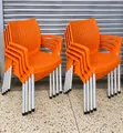 Brand New Textured Back Plastic Chairs - 2
