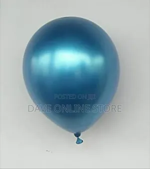 12 Inch Chrome Metallic Balloons (Pack of 100)