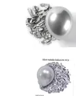 12-inch Pearl Latex Silver Balloons (50 PCS) - 1
