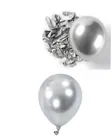 12-inch Pearl Latex Silver Balloons (50 PCS) - 2