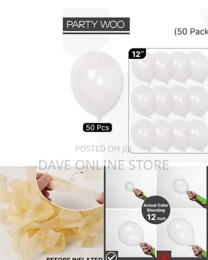 Clear Latex Helium Balloons (50pcs)