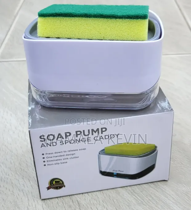 Sponge Caddy and Soap Dispenser - 1