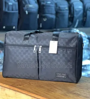 GD Sports Style Travel Duffel Bag - Black Monogram