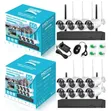 Wireless 5G WiFi Video Surveillance Camera Kit (4-Camera) - 1