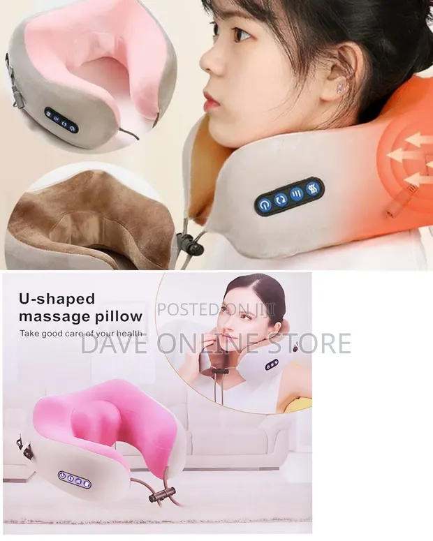 U-Shaped Electric Neck Massage Pillow - 1