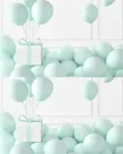 100 Pcs 12-Inch Pastel Green Matte Latex Balloons - 1
