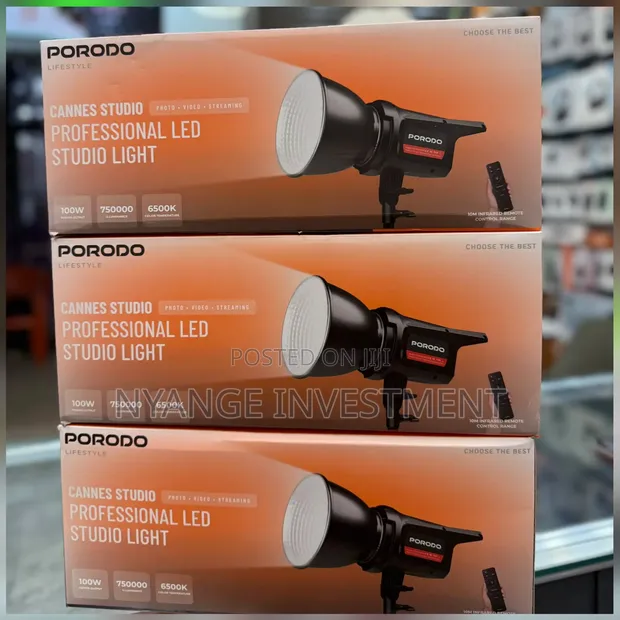 Porodo Lifestyle Cannes Studio 100W LED Light - 1