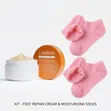 LANBENA Foot Repair Cream & Silicone Heel Socks Kit - 1