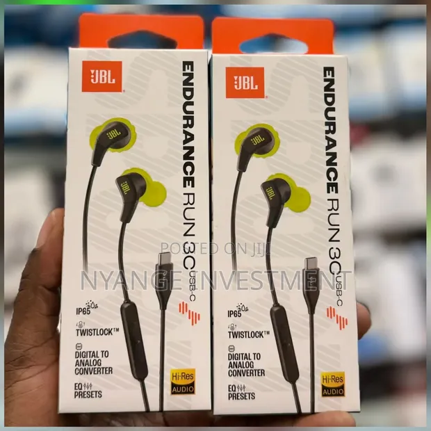 JBL Endurance Run 3C Wired Headphones - 1