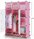 Topy 12-Cube Plastic Wardrobe with Shoe Storage - 2