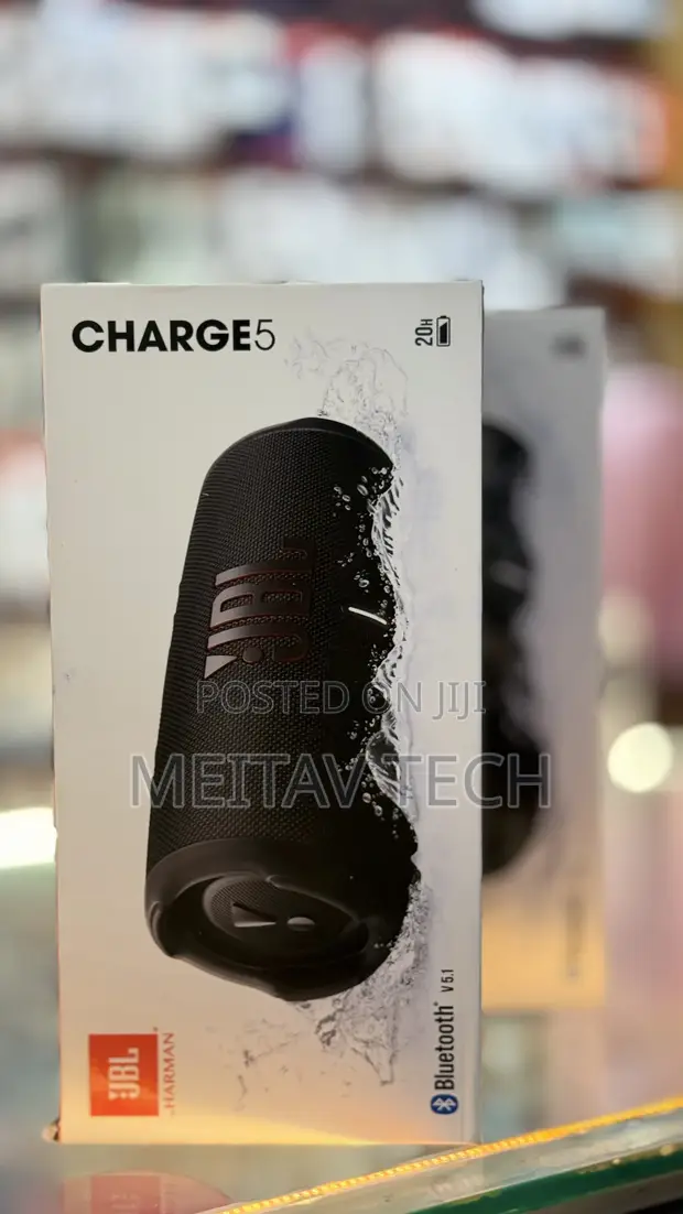 JBL Charge 5 Portable Waterproof Bluetooth Speaker - 1