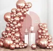 50 Pcs Rose Gold Balloons (12 Inch) - 2