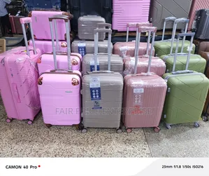 Executive Plastic Suitcase Full Set (3pcs)