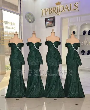 Green Bridesmaids Dresses for Hire