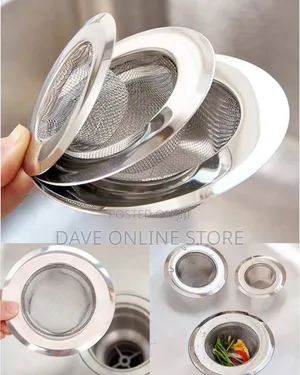 3-Piece Stainless Steel Mesh Sink Strainer Set