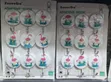Pack of Nine Zhongqiu Adhesive Wall Hooks - Pink Flamingo - 2
