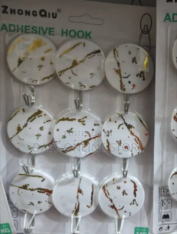 Packs of Zhongqiu Self-Adhesive Wall Hooks - 1