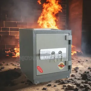 Modern Metal Safe Box - Brand New