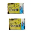 5 Pieces A4 Welcome Signage Sticker for Office Safety - 2