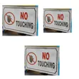 5 Pieces A4 Size 'No Touching' Sticker - Don't Touch Sign - 2