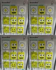 Bright Yellow Square Adhesive Wall Hooks - 1