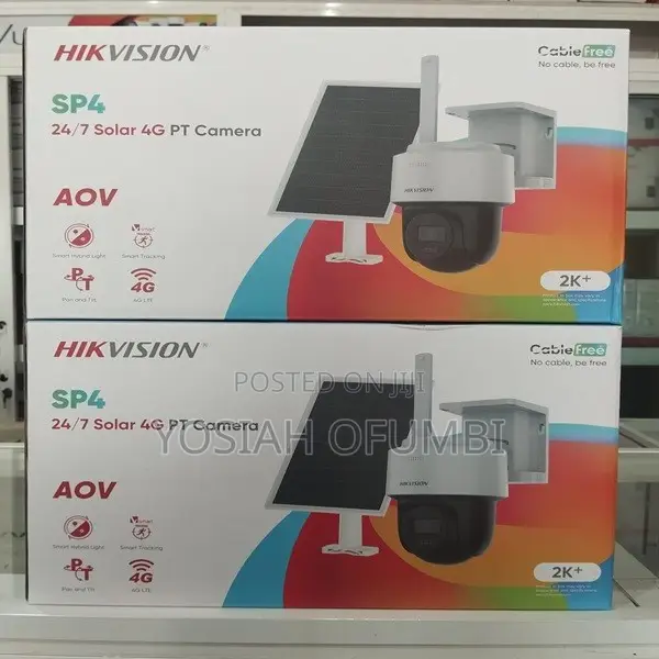 Hikvision DS-2CFSP4/4G PT Camera - 4MP Solar 4G - 1