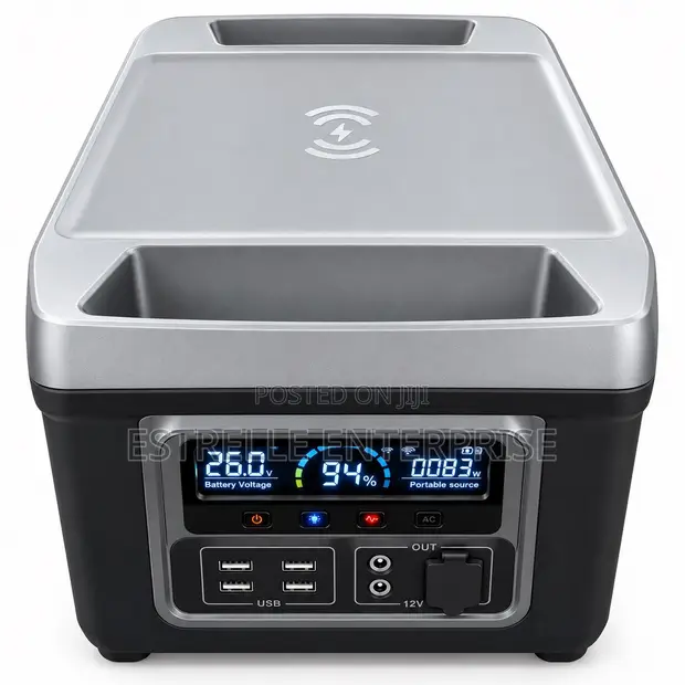 1500W Portable Power Station 25.6V LiFePO4 Solar Generator - 1