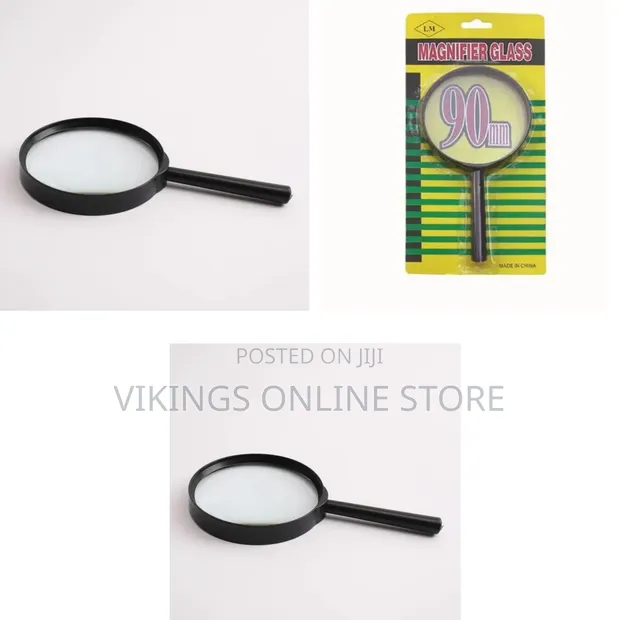 90mm High-Definition Optical Handheld Magnifying Glass - 1