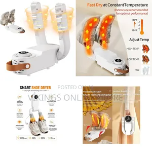 Foldable Electric Shoe Dryer and Boot Warmer