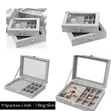 Jewelry Organizer with Glass Lid - 1