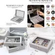 Jewelry Organizer with Glass Lid - 2
