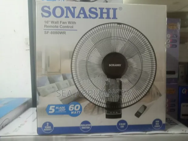 Sonachi Wall Fan with Remote - 1