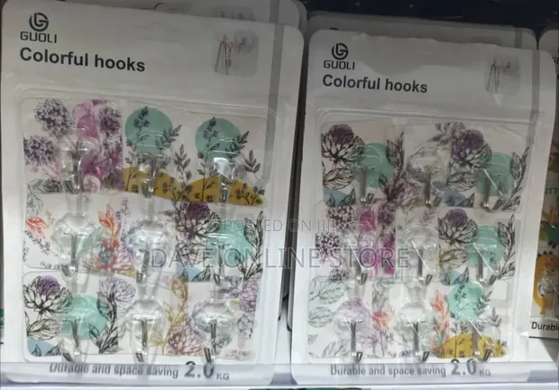 Pack of Guoli Colorful Hooks - 1