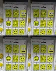 ZhongQiu Self-Adhesive Smiley Face Wall Hooks - 2