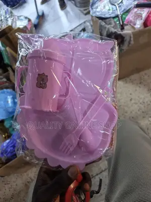 3-in-1 Kids Plastic Plate Set