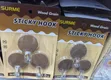 SURME Wood Grain Sticky Hooks - 2