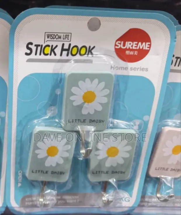 WISDOM LIFE "Stick Hook" Decorative Self-Adhesive Wall Hooks - 1