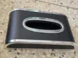 Black Leather Dashboard Tissue Holder - 1