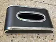 Black Leather Dashboard Tissue Holder - 2