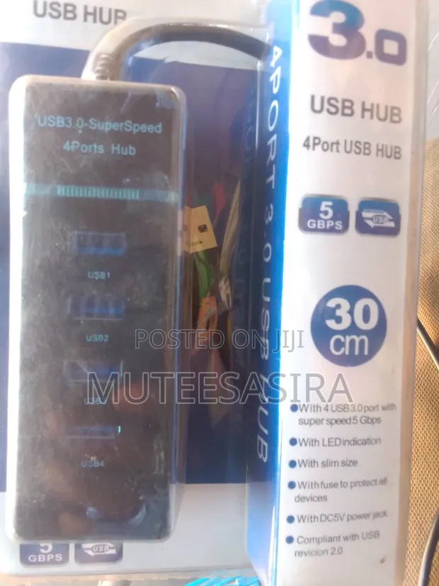 Brand New 4-Port USB 3.0 Hub - 1