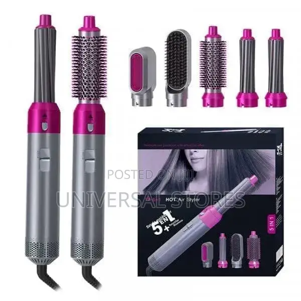 5-in-1 Hot Air Styler for Salon and Home Use - 1