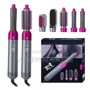 5-in-1 Hot Air Styler for Salon and Home Use