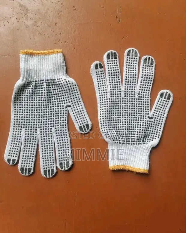 Dotted Cotton Gloves - 1