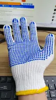 Dotted Cotton Gloves - 2