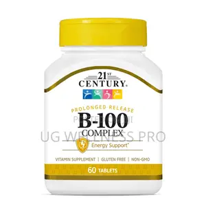21st Century B-100 Complex Prolonged Release B-Vitamin 60 Tablets