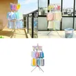 3-Tier Folding Clothes Drying Rack with 24 Clips - 2