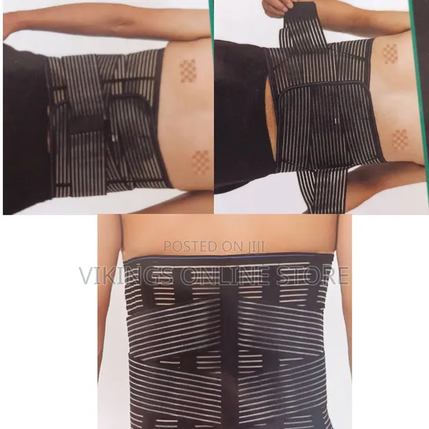 Adjustable Lumbar Support Belt - Lower Back Brace - 1