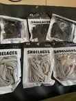 [6-Pack] No-Tie Elastic Shoelaces - Black - 3