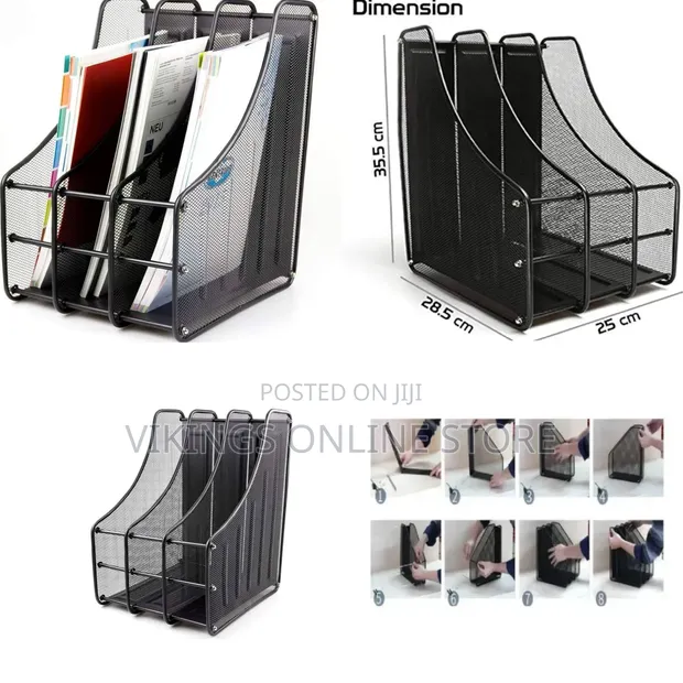 Multipurpose Metal Mesh Folder/Magazine/Book Stand - 1